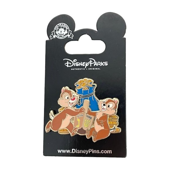 Disney Parks Chip and Dale Hanukkah Dreidel Gelt Pin - Picture 5 of 8